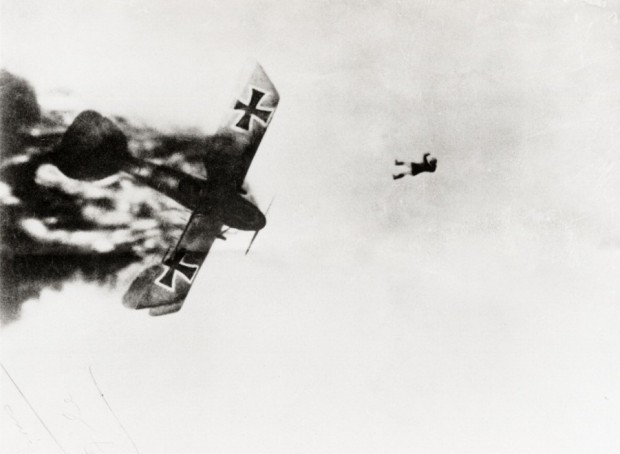 1914 год. Сбит немецкий самолет