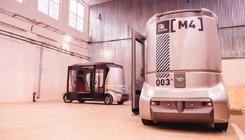 Российский беспилотный электроавтобус «Матрёшка» тестируют на дорогах Сочи