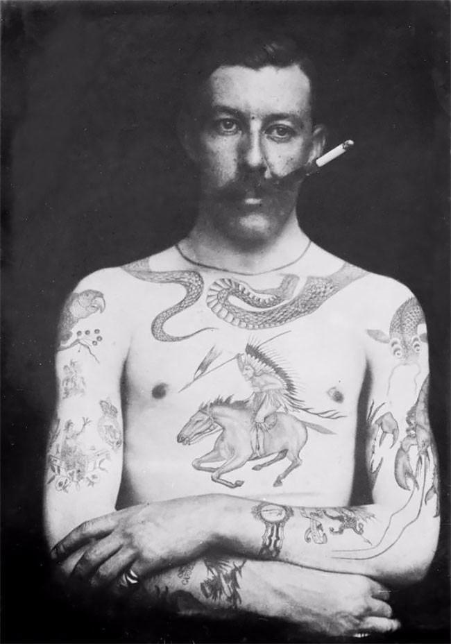 Первый британский тату-мастер и его работы