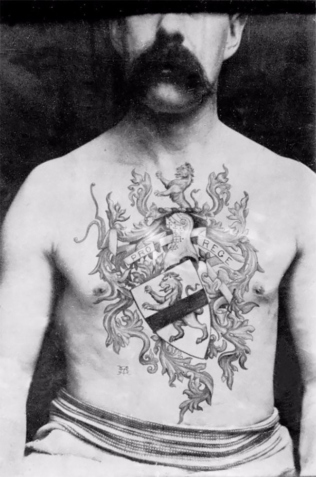 Первый британский тату-мастер и его работы