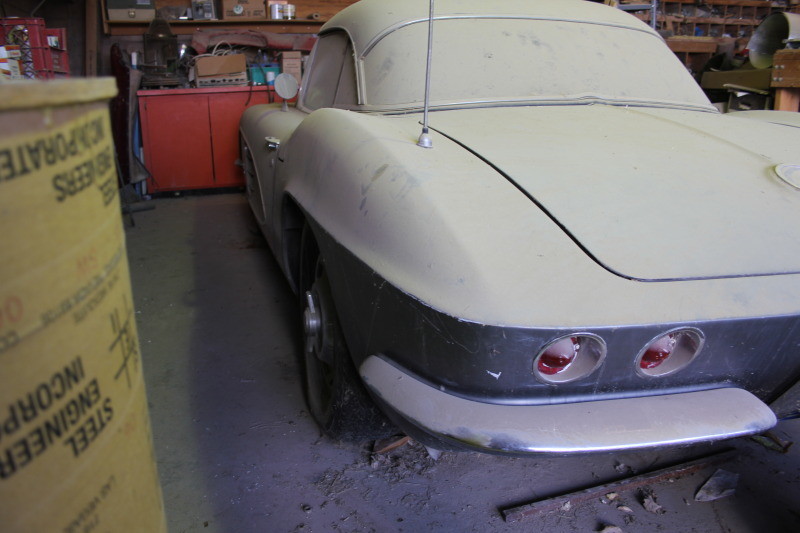 В штате Невада нашли Corvette, простоявший 44 года