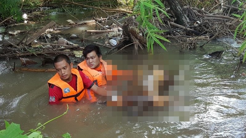 Тело убитого мужчины найдено в речке
