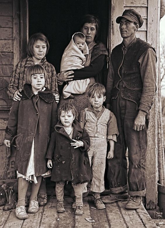 23. Семья американцев эпохи Великой депрессии, 1936