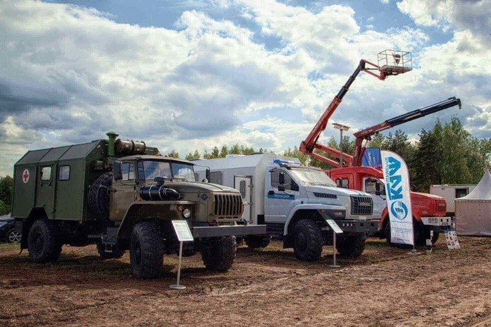 «Группа ГАЗ» представила автомобили «Урал» на выставке техники для правоохранительных органов