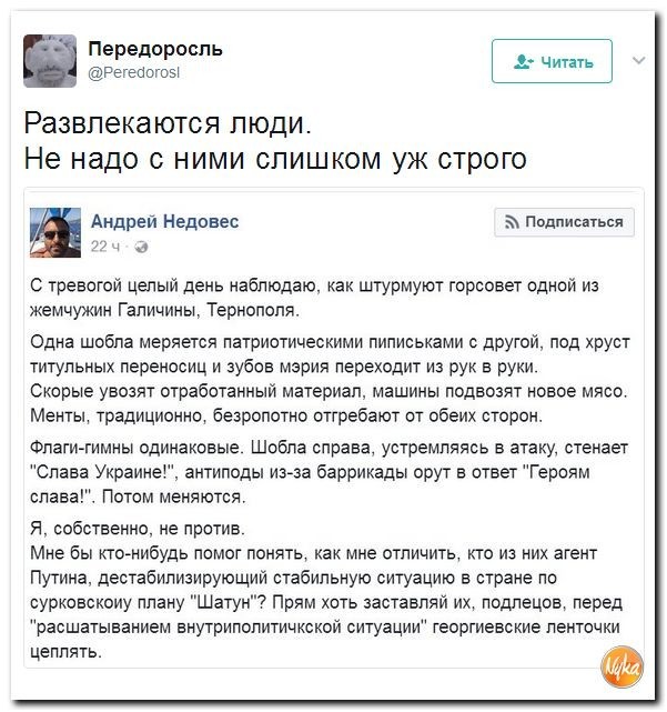 Политические коментарии соцсетей - 133