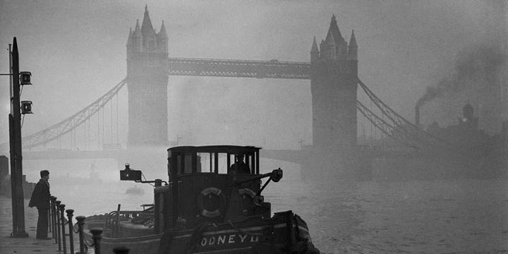 Туман, спустившийся на Лондон 5 декабря 1952, года убил 12 тысяч человек