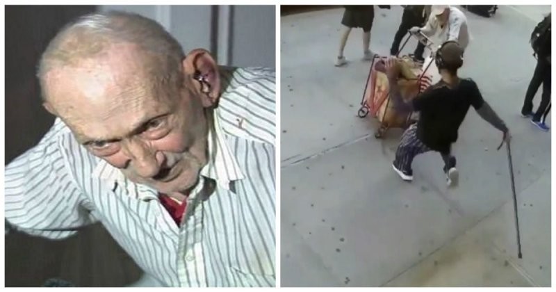 Зверское нападение 19-летнего подонка на 90-летнего мужчину 