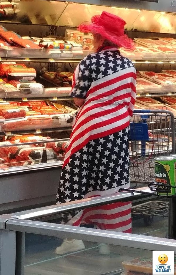 Странные посетители американских супермаркетов