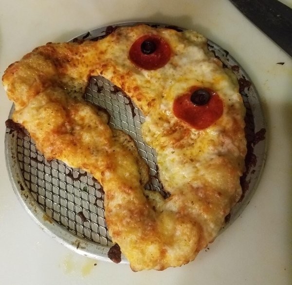 Пицца в ужасе 