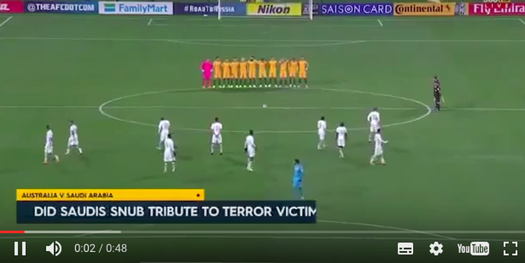 Футболисты Саудовской Аравии отказались почтить память жертв теракта в Лондоне