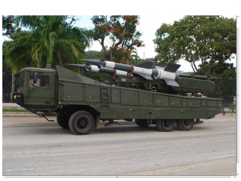 Мобильная ПУ 5П73-2 ЗРК С-125"Печора-2М" ПВО Венесуэлы