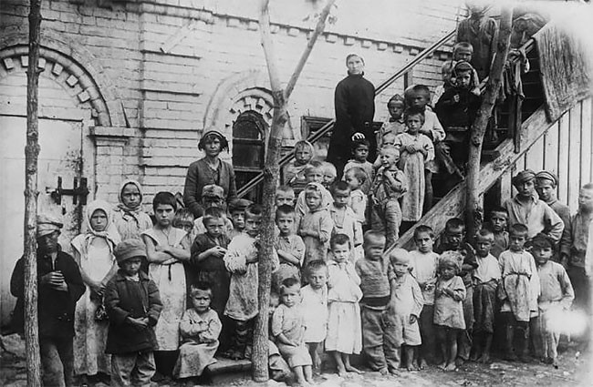 Борьба против детской бездомности на Волге, 1921 год