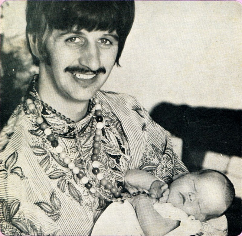 Ринго Старр с сыном, 1967
