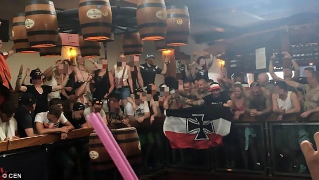 Немецкие неонацисты дебоширят на Майорке