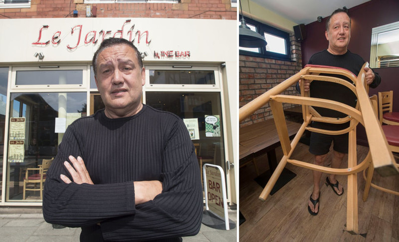 Владелец кафе одной табуреткой отбился от грабителей с мачете