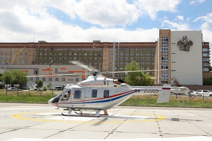 Волгоградская область первой в России получила вертолет санавиации «Ансат»