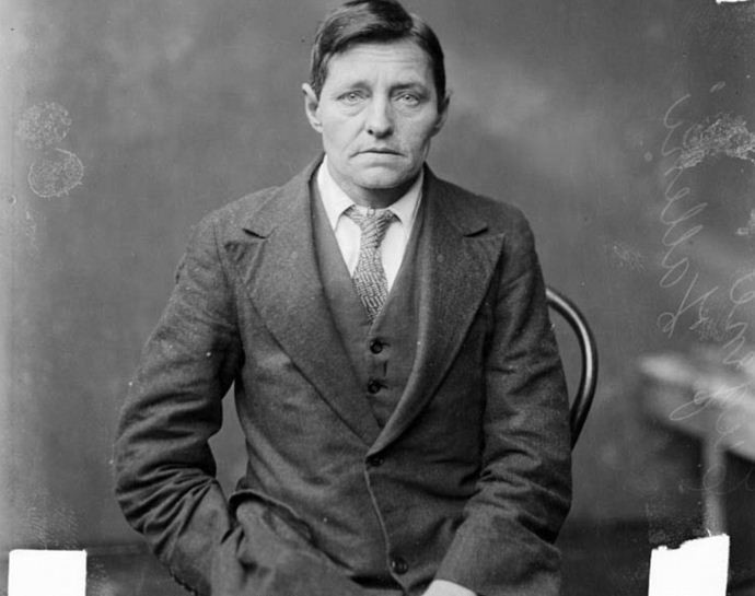 Гарри Лео Кроуфорд. Фотография из уголовного дела № 741LB. Сидней, Новый Южный Уэльс, Австралия. 8 июля 1920 года