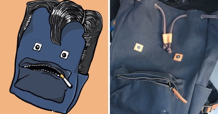 Кого-то этот рюкзак напоминает..