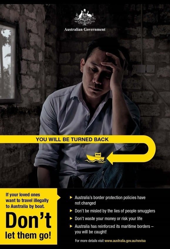 Австралийцы провели рекламную кампанию для будущих нелегальных иммигрантов