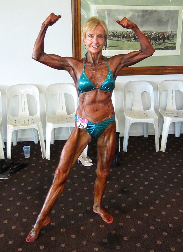Как выглядит бабушка, которая 20 лет занимается бодибилдингом