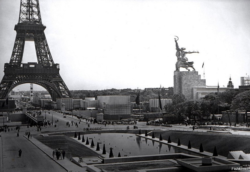 Париж (Франция) и Рига (Латвия), а всё это великая история СССР