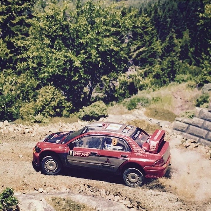 Автомобильные диорамы на тему WRC