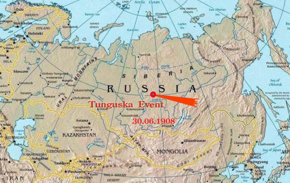 109 лет падению Тунгусского метеорита