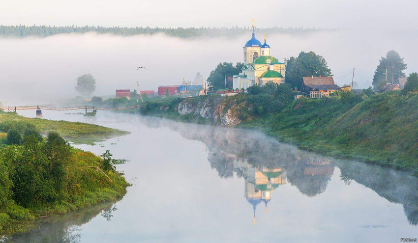 На реке Чусовой, село Слобода