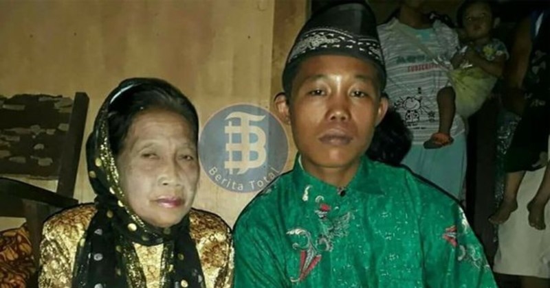 В Индонезии 16-летний мальчик женился на 71-летней женщине