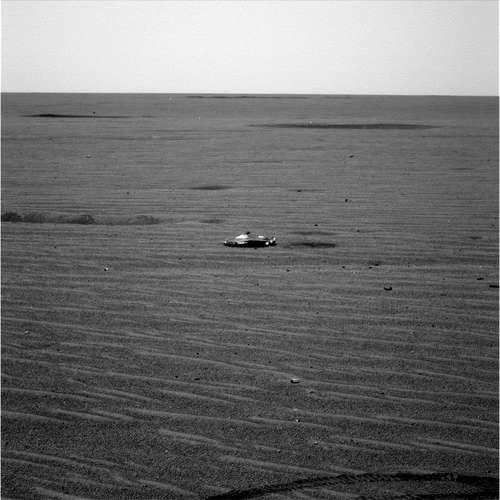 На Марсе обнаружен разбившийся корабль пришельцев
