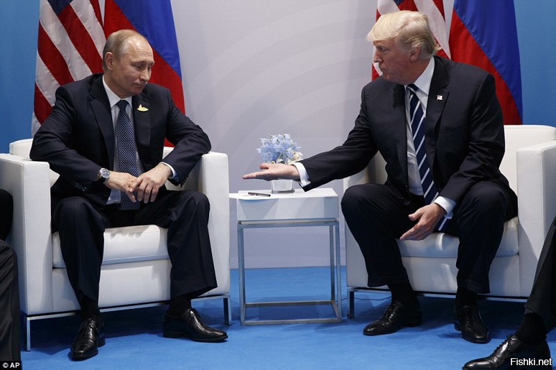 В.Путин и Д.Трамп
