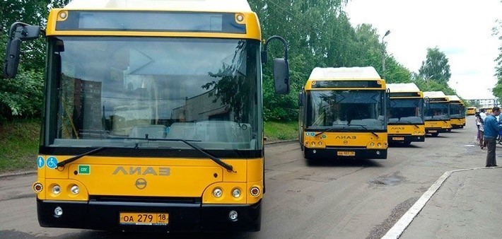 40. 25 новых автобусов на газомоторном топливе выехали на маршруты в Ижевске