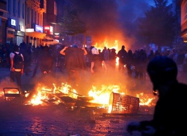 В Гамбурге задержали свыше 250 участников беспорядков
