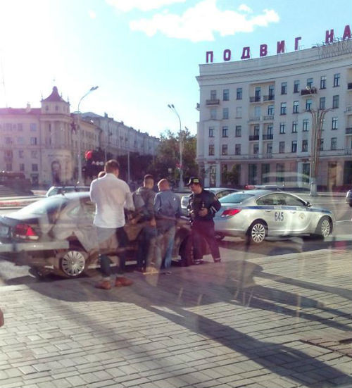 В Минске участники ДТП играли в шахматы
