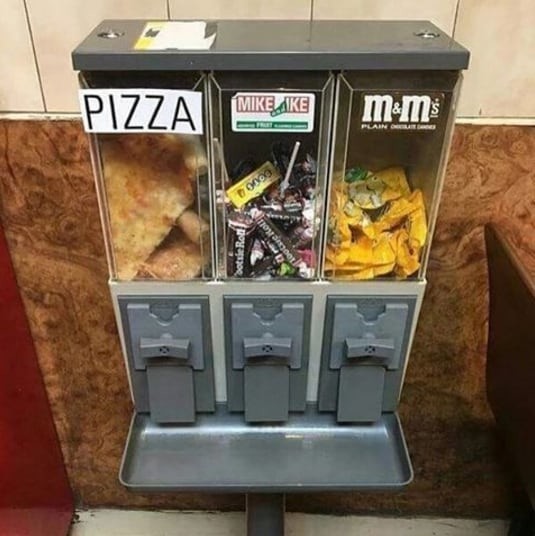 Автомат по продаже пиццы?
