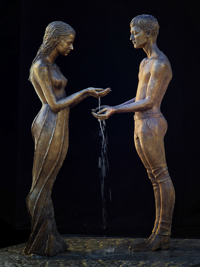 Потрясающие фонтаны. Скульптор Małgorzata Chodakowska