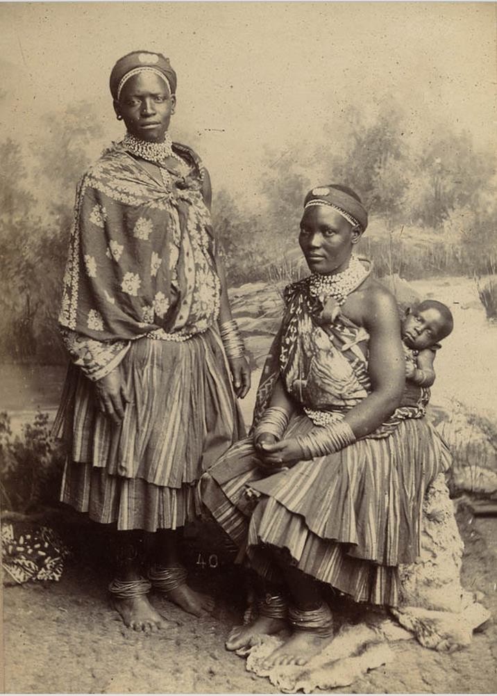 Женщины Басуто. Лесото. конец XIX века