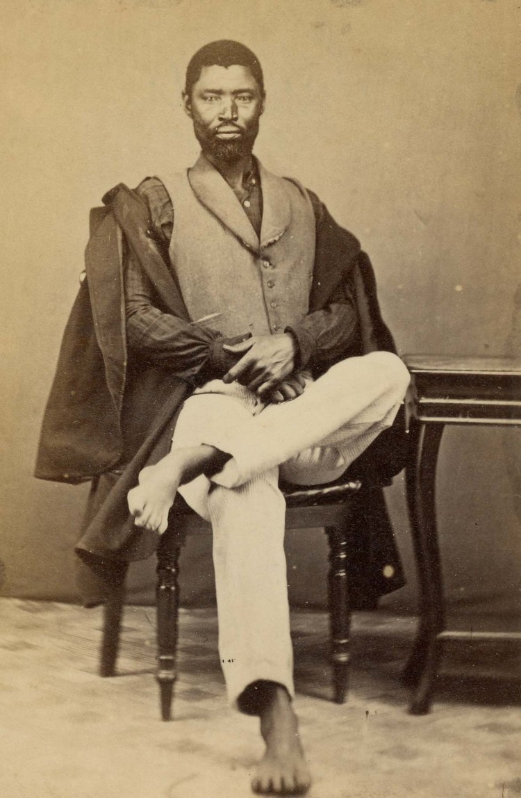 Мголомбане Сандиле (1820-1878). Был вождем племени коса в период коса-бурских войн. Южная Африка, конец XIX века