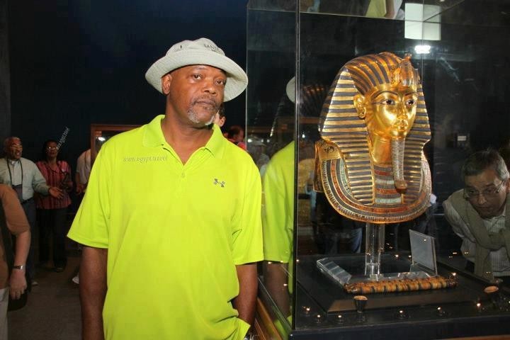 Сэмюэл Л. Джексон в Каирском Музее
