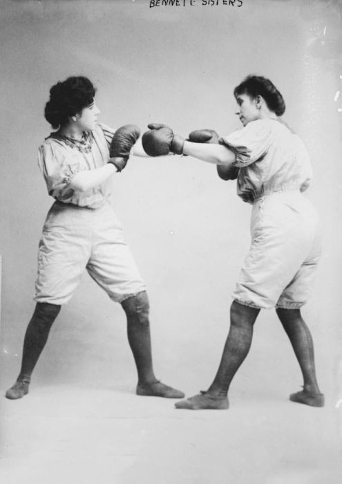 Женский бокс на рубеже XIX и XX столетий (16 фото)