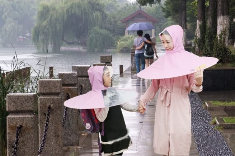 Китайские дизайнеры придумали дождевую шляпу