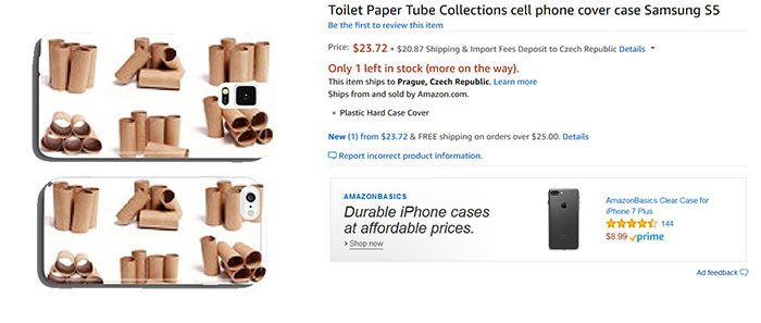 Втулки от туалетной бумаги, чехол для Samsung S5