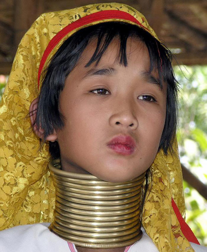 Длинная шея, Бирма