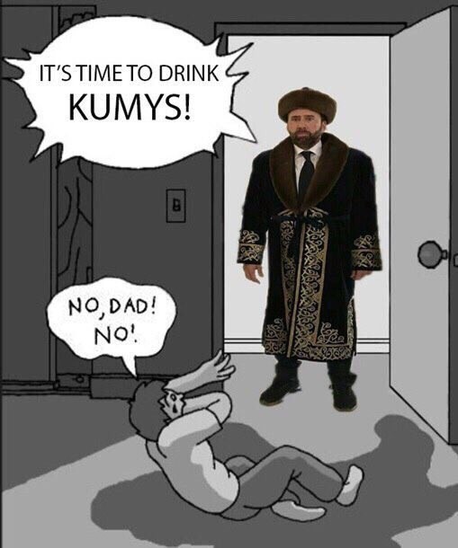 Фото: Николас Кейдж в казахском костюме стал интернет-мемом