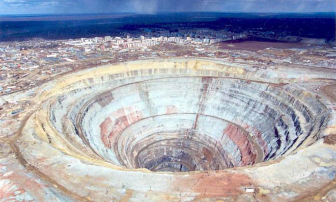 Алмазная шахта «Мирная», Россия