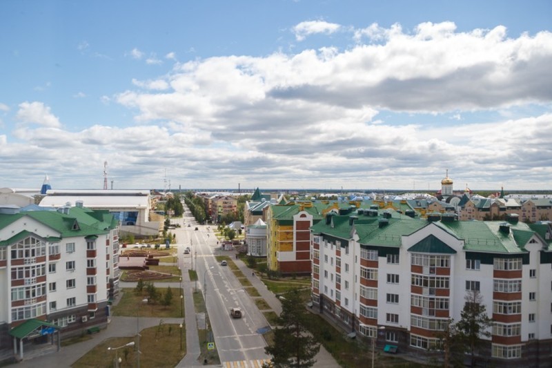 Белоярский - маленький город в Сибири
