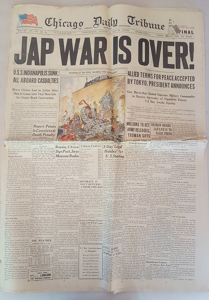 Окончание Второй мировой войны, 1945 год