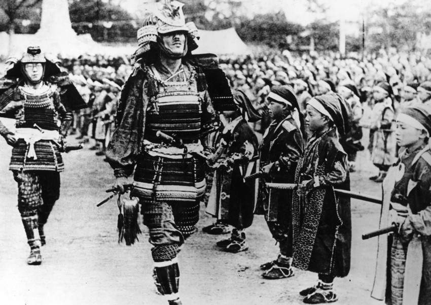 Курсы молодых самураев. Токио, Японская империя, 1930 год.