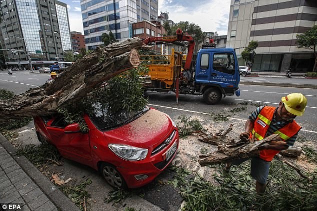 Стихия беспощадна: на Тайване в результате мощного тайфуна пострадали более 100 человек