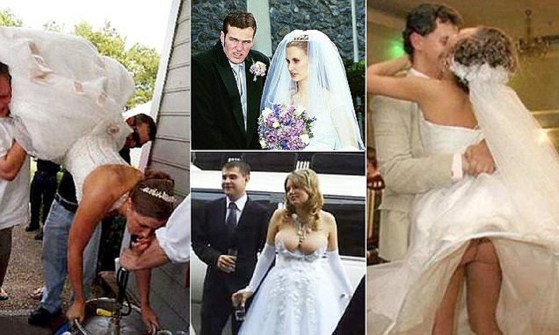 Самые смешные и нелепые свадебные фото со всего мира